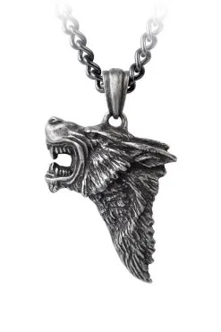 Alchemy Dark Wolf Necklace