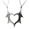 Alchemy Darkling Heart Necklaces [Pair] -Akumu Ink Shop P851 91023.1538606974