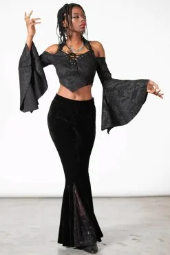 KILLSTAR Periwinkle Halter Crop Top