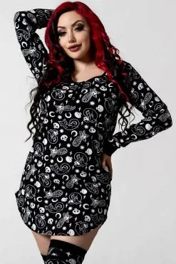 KILLSTAR Purr Off Sleep Dress [B] -Akumu Ink Shop PURR OFF SLEEP DRESS B x1600 26b6920c ae33 43ab be00 0bd863c86391