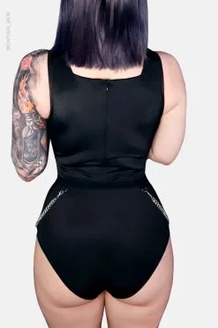 FOREST INK Venom Chain One Piece Swimsuit 14 FOREST INK Venom Chain One Piece Swimsuit -Akumu Ink Shop Punk Bathing Suit for Women