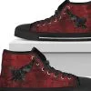 Gallery Serpentine Blood RAVEN Men's Sneakers, FREE Shipping -Akumu Ink Shop RAVSN2BLOODRAVEN