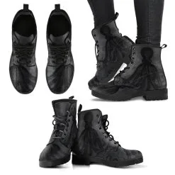 Gallery Serpentine Straight Up Kraken, Men's Vegan Boots, FREE Shipping -Akumu Ink Shop REG62ACTHULLUSTEAMPUNKBOOTS3