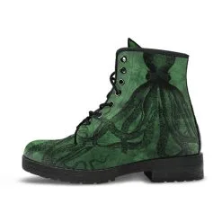 Gallery Serpentine Straight Up Kraken Green, Men's Vegan Boots, FREE Shipping 11 Gallery Serpentine Straight Up Kraken Green, Men's Vegan Boots, FREE Shipping -Akumu Ink Shop REG66CTHULHUGREEN