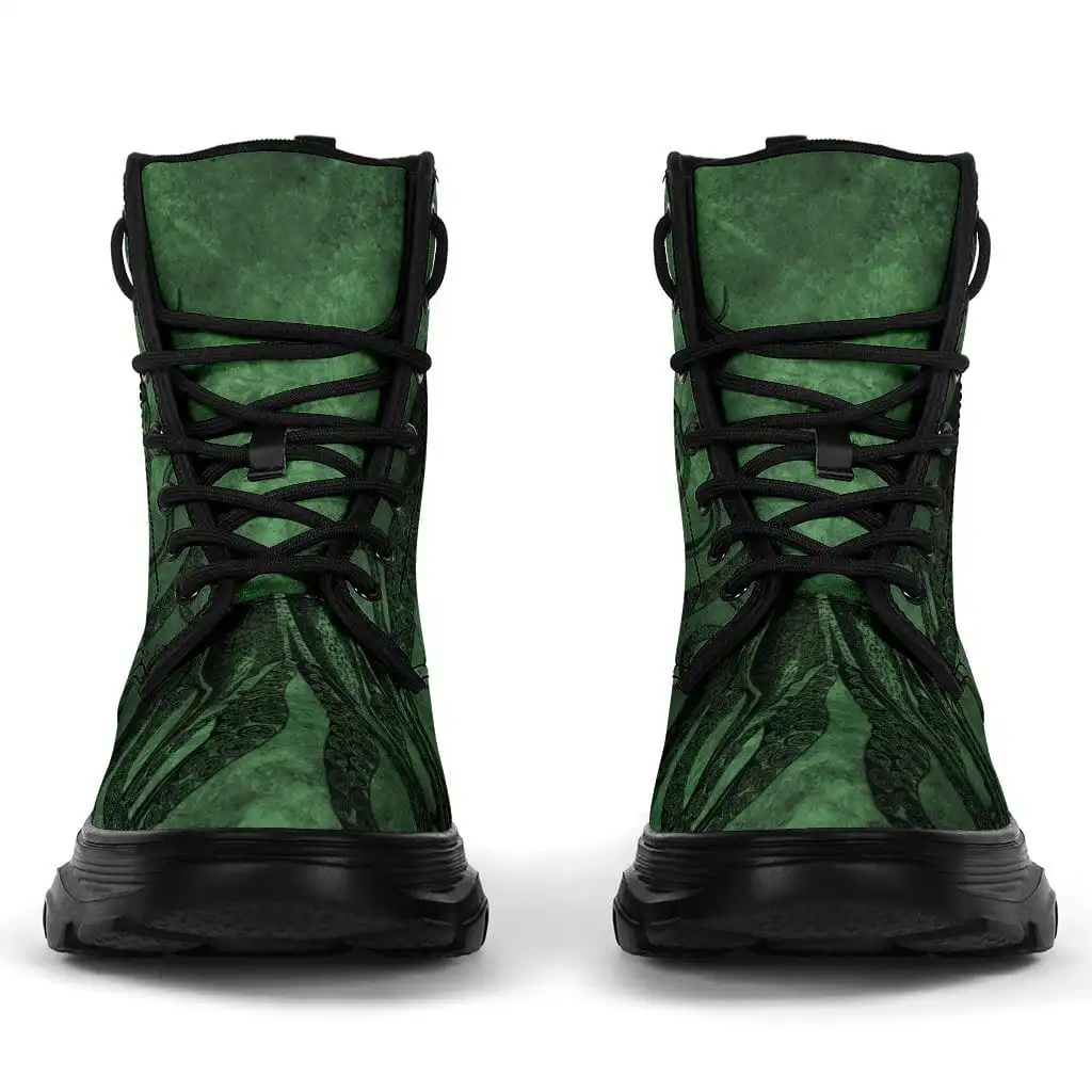 Gallery Serpentine Deep Sea Kraken Men's Vegan Boots, FREE Shipping 5 Gallery Serpentine Deep Sea Kraken Men's Vegan Boots, FREE Shipping - Image 3