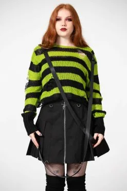 KILLSTAR Slugs N' Snails Knit Sweater -Akumu Ink Shop SLUGS N SNAILS KNIT SWEATER W D x1600copy