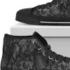 Gallery Serpentine Dance Of Death, Men's High Top Sneakers, FREE Shipping