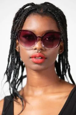 KILLSTAR Space Kitty Sunglasses [PURPLE] -Akumu Ink Shop SPACE KITTY PURPLE SUNGLASSES W 2 x1600copy