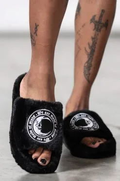 KILLSTAR Starchild Fur Slippers