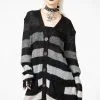 KILLSTAR Stripe Of Evil Cardigan [UNISEX] -Akumu Ink Shop STRIPE OF EVIL CARDIGAN W B x160 697f3ecd 432b 43cd bb81 b158a11756b0