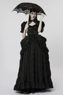 PUNK RAVE Deathling Vintage Goth Parasol