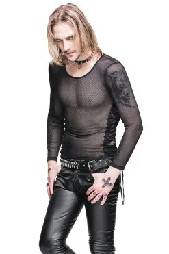 DEVIL FASHION Night Creepture Fishnet Top [Unisex]
