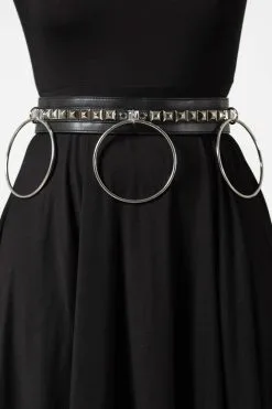 KILLSTAR Vicious Studded Belt [SILVER]