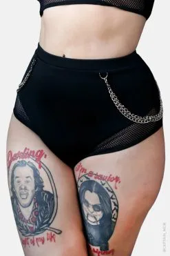 FOREST INK Venom Chain High Waisted Bikini Bottoms