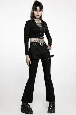 PUNK RAVE Nexus Flare Pants 13 PUNK RAVE Nexus Flare Pants -Akumu Ink Shop WK 508NCF 02