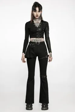 PUNK RAVE Nexus Flare Pants 10 PUNK RAVE Nexus Flare Pants -Akumu Ink Shop WK 508NCF 05