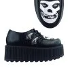 STRANGECVLT Super Kreep Misfits Skull Creepers 2 STRANGECVLT Super Kreep Misfits Skull Creepers -Akumu Ink Shop Womens Skeleton Shoes