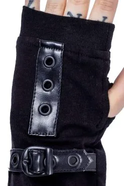 POIZEN INDUSTRIES Blaise Armwarmers -Akumu Ink Shop blaise armwarmers unisex black poizen industries 3