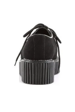 Demonia Haunt The Night CREEPER-101 Shoes [Black Suede] -Akumu Ink Shop creeper 101 b sue09 27419123 3507 463d b40b 9cd37fefe493