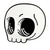 Catalyst Chibi Skull Enamel Pin 1 Catalyst Chibi Skull Enamel Pin -Akumu Ink Shop cute skull pin