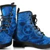 Gallery Serpentine Dave's Blue Steampunk, Men's Vegan Boots, FREE Shipping