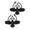 RESTYLE Chanting Crow Earrings 2 RESTYLE Chanting Crow Earrings -Akumu Ink Shop eng pl THE CROW EARRINGS Raven pagan hoops 2008 1copy