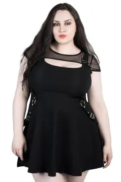 KILLSTAR Kounter Kulture Skater Dress 20 KILLSTAR Kounter Kulture Skater Dress -Akumu Ink Shop fbfdbf