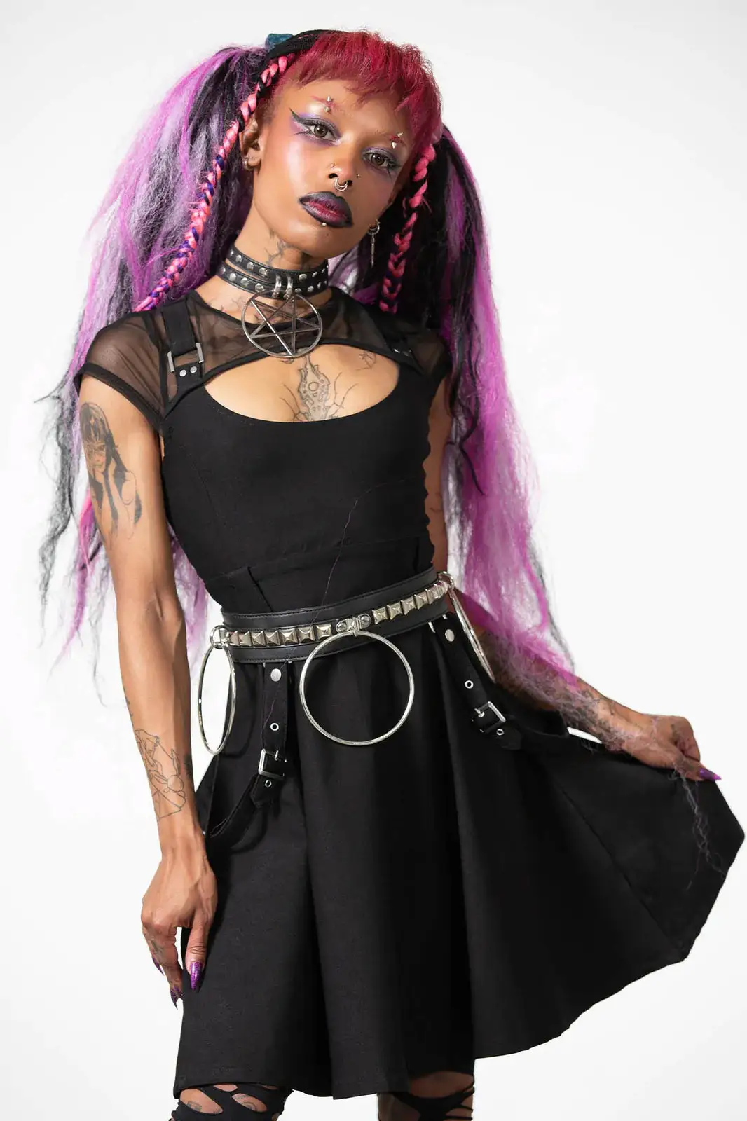 KILLSTAR Kounter Kulture Skater Dress 4 KILLSTAR Kounter Kulture Skater Dress - Image 2