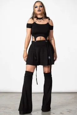 KILLSTAR Hacked Detachable Skirt