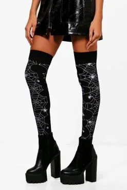 Banned Apparel Web Stockings