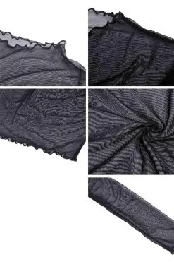 DARK IN LOVE Cross My Heart Mesh Crop Top 15 DARK IN LOVE Cross My Heart Mesh Crop Top -Akumu Ink Shop gdfgfdhgd