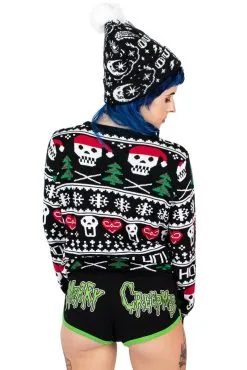 Too Fast Merry Creepmas Christmas Short Shorts