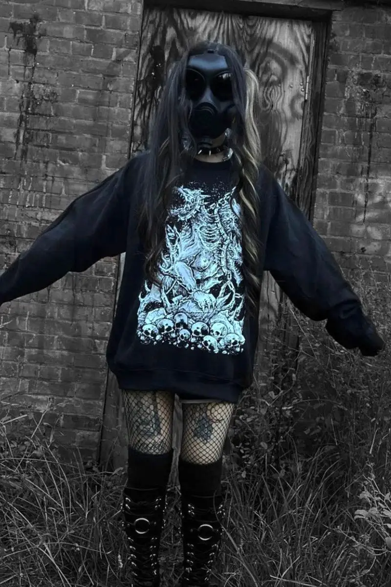 VampireFreaks Cerberus Sweatshirt 5 VampireFreaks Cerberus Sweatshirt - Image 3