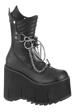 Demonia Metal Torture Platform Boots [KERA-130]