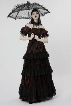 PUNK RAVE Pretty Dead Thing Lace Parasol