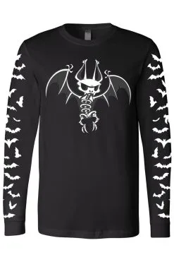 VampireFreaks Batty Bones Tee [Multiple Styles Available] -Akumu Ink Shop longsleeve tshirt 953654ba 21e2 4baf a4f4 71ef0f88fbcc