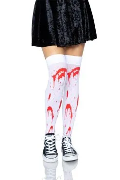 LEG AVENUE Bloody Zombie Thigh Highs