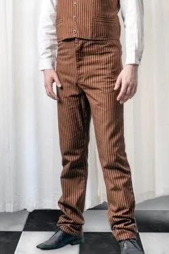 Gallery Serpentine Original Outlaw Trousers - Tan, SOLD OUT -Akumu Ink Shop originaloutlawtanclose