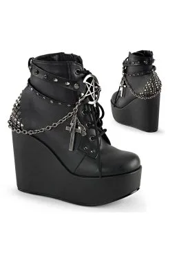 Demonia Witches Wanted Wedge Boots [POISON-101 Platforms]