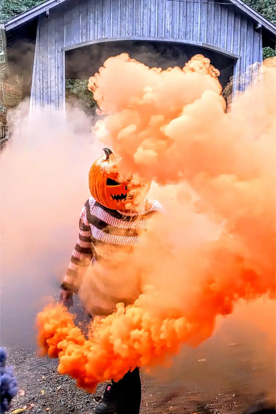 Catalyst Pastel Pink/Black Striped Distressed Sweater 12 Catalyst Pastel Pink/Black Striped Distressed Sweater - Image 10