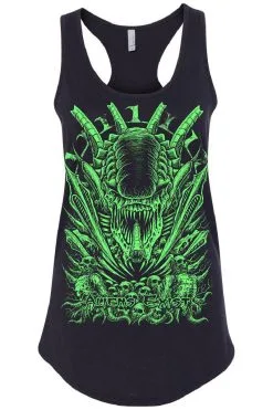 VampireFreaks Aliens Exist Tee [Multiple Styles Available] -Akumu Ink Shop racerback tank black front 97b10692 69ba 45bf a03c c38fc5276ddf