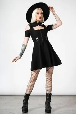 KILLSTAR Cybermancy Zip Skater Dress