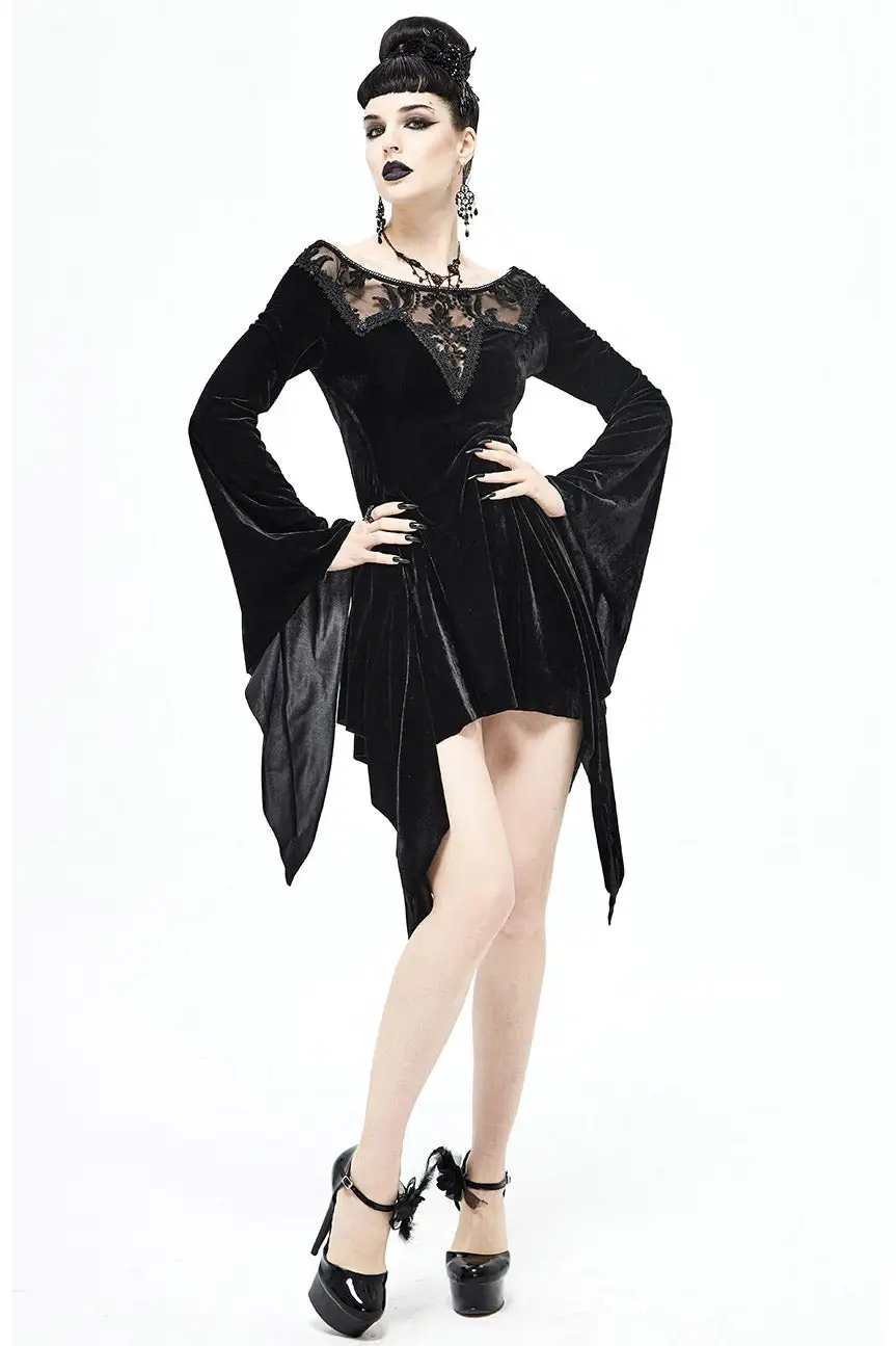 DEVIL FASHION Spirit Seer Velvet Dress 4 DEVIL FASHION Spirit Seer Velvet Dress - Image 2