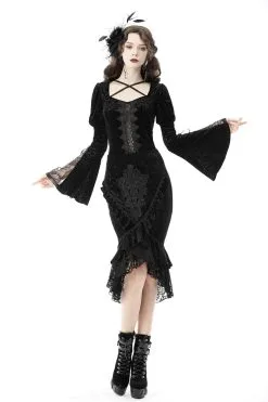 DARK IN LOVE Ghostling Vintage Goth Skirt