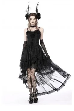 DARK IN LOVE Black Majesty Chiffon Skirt
