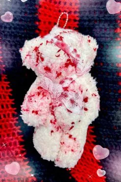 Tentacle Vomit Bloody Bear Keychain 19 Tentacle Vomit Bloody Bear Keychain -Akumu Ink Shop vfdvfv