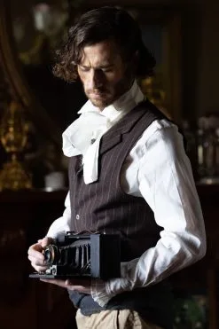 Gallery Serpentine Walnut Stripe Vest, S & M 13 Gallery Serpentine Walnut Stripe Vest, S & M -Akumu Ink Shop walnutvestAleseWatsonSeaton