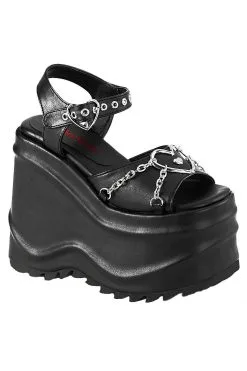Demonia Dead Romance Mary Jane Platforms [WAVE09 BVL Wedges]