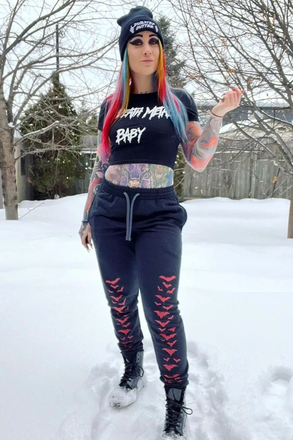 VampireFreaks Death Metal Baby Crop Top 7 VampireFreaks Death Metal Baby Crop Top - Image 6