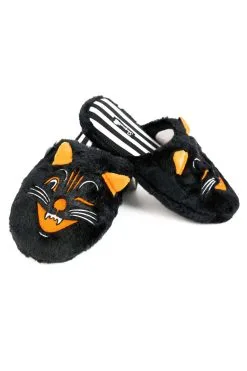 SOURPUSS Furry Jinx The Cat Slippers